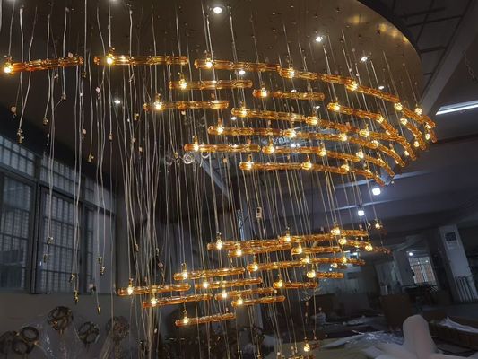 Modern Designer  Led Pendant Light for Hotel Lobby Club Banquet Hall