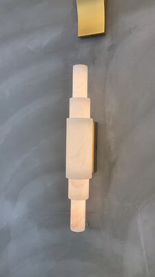 Spanish Natural Cloud Stone Luxury Modern Minimalist Living Room Background Wall Lamp Corridor Lamp Bedside Alabaster Wall Light