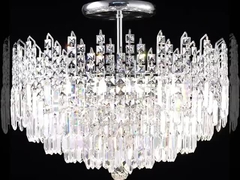 Diamond Cut E14 لوستر آویز گرد چراغ های لوستر ضد زنگ 100lm/W
