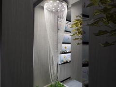 پروژه غیر استاندارد چراغ قوه هتل بخش فروش ساندپان لابی نور چای لوکس اکریلیک لایت