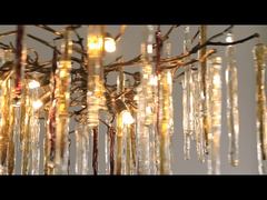 نگاهی نزدیک‌تر: چراغ‌های سقفی لوکس مدرن با CRI بالا و ظریف برای دکوراسیون اتاق نشیمن