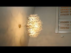 ببینید چرا CCC ISO9001 لامپ های آویز شیشه ای را انتخاب کنید چراغ سقفی آویز شیشه ای سفید مات