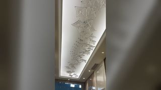 لامپ آویز LED لوکس مدرن اتاق نشیمن دکور لوستر آویز چراغ آویز ساده پروانه ای آویزان