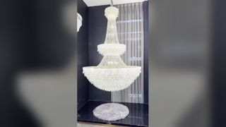 Zhongshan با کیفیت بالا مدرن بالون گرد آلابستر ناهارخوری لوستر گچی طرح جدید Long M