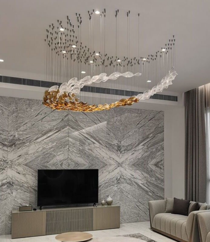 Modern Large Hotel Project Decorated Luxury Art glass elements chandelier