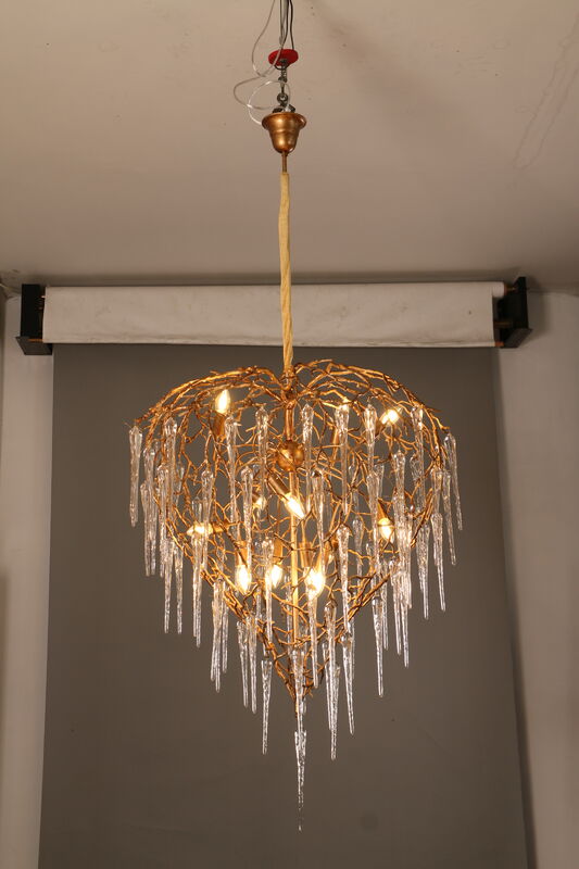 Multi-Tier Oversized Crystal Chandelier Grand Foyer Pendant Light Luxury Hotel Ballroom Ceiling Lighting