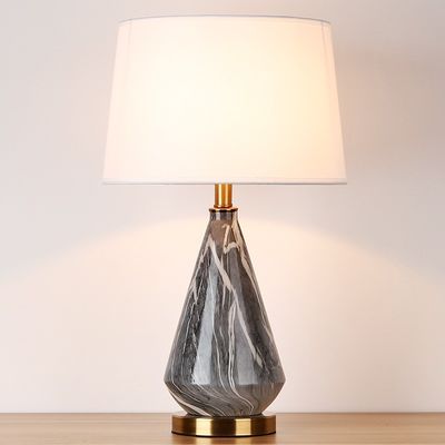 پایه چراغ رومیزی سرامیکی فابریک کنار تخت مطالعه پایه چراغ رومیزی سرامیکی D35*H63CM E27 85lm/W