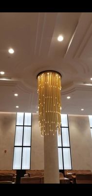 چراغ آویز سفارشی LED به سبک طراحی سه رنگ برای پله های ویلا دوبلکس