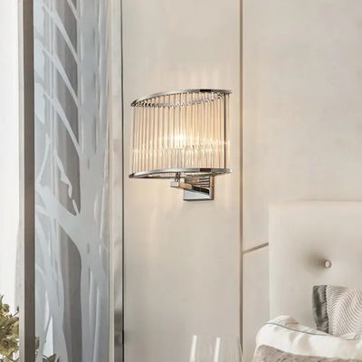 دیوارکوب های شیشه ای شفاف مقاوم در برابر دمای بالا AC220V