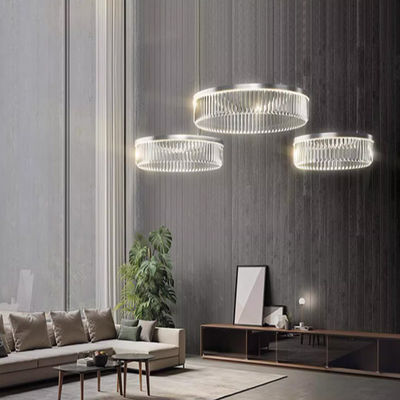 چراغ LED سه رنگی آویز شیشه ای مدرن چراغ قوه 4000K
