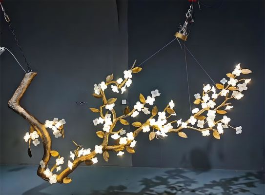 تمام مس نور لوکس فلور لوستر برای لابی هتل تزئیناتی