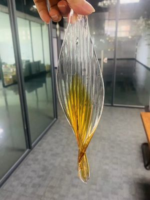 پروژه سفارشی لابی هتل شیشه بزرگ لوستر LED مدرن