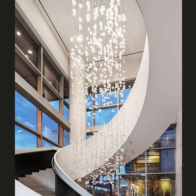 چراغ های آویزان سفارشی پله بلند لوکس 110 ولت LED Honeycomb Light Deformable Hanging Modular Light