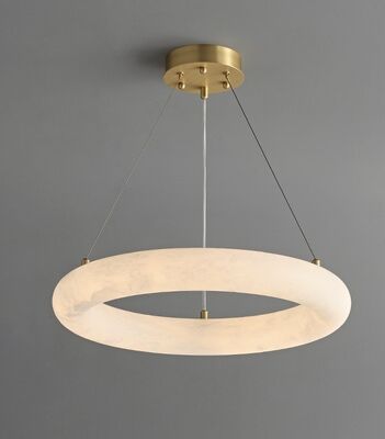 3500K-6500K مس Alabaster Chandelier چراغ معلق مدرن برای هتل ، خانه